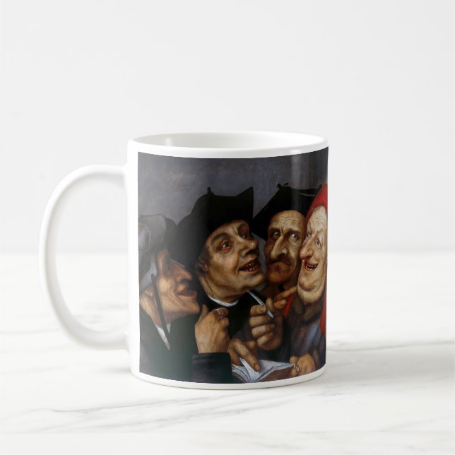 Quentin Matsys - The Purchase Agreement Coffee Mug (Left)