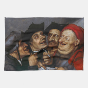 Quentin Matsys - The Purchase Agreement Tea Towel