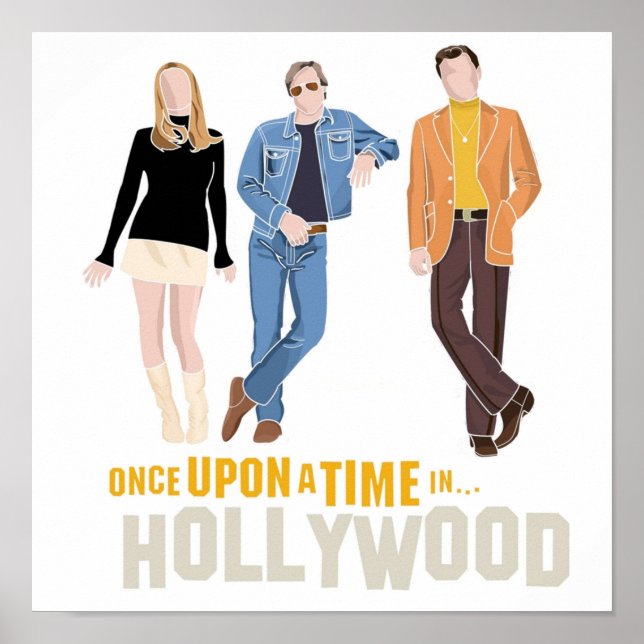 Quentin Tarantino Once Upon A Time In Hollywood Mi Poster (Front)