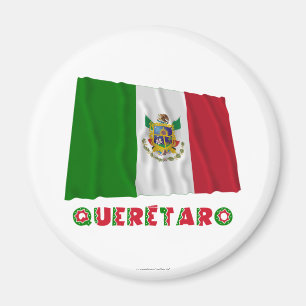Querétaro Waving Unofficial Flag Magnet