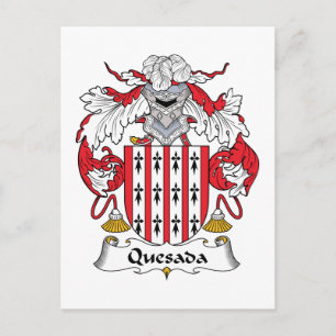 Quesada Family Crest Postcard