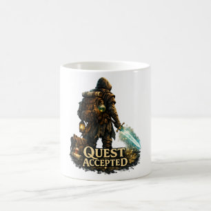 Quest Accepted Fantasy Adventurer Coffee Mug