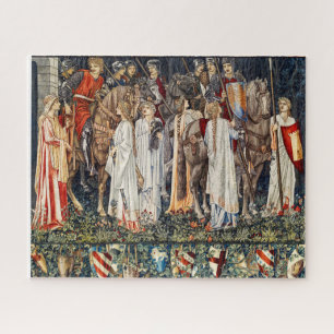 Quest for Holy Grail, Arming,Departure of Knights Jigsaw Puzzle
