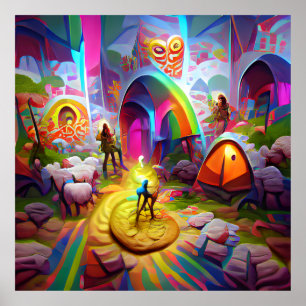 Quest for the Light Art Decor