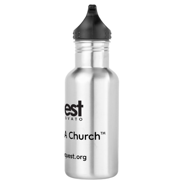 Quest Stainless Steel Water Bottle (Right)