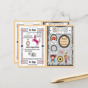 Questa - Mercury Horn Unicorn Game Card