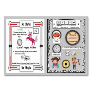 Questa - Mercury Horn Unicorn Trading Card