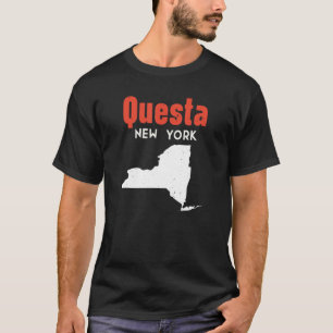 Questa New York Usa State America Travel New Yorke T-Shirt