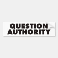 Question Authority - Black