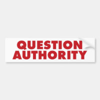 Question Authority - Red