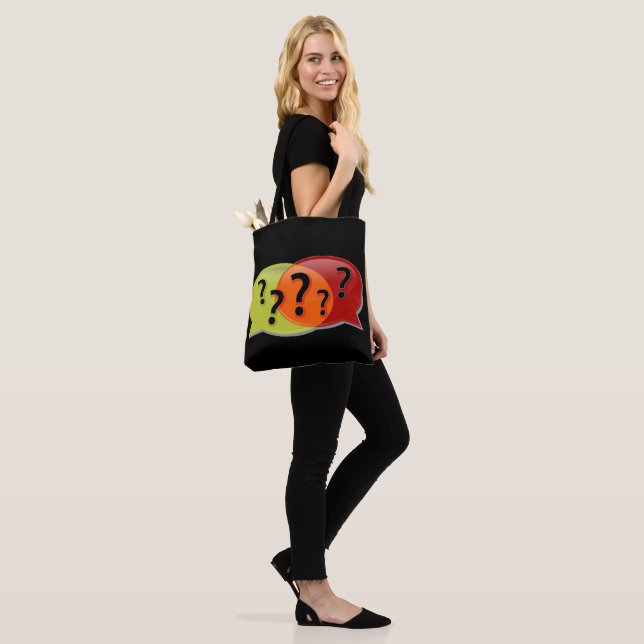 Question Everything Tote Bag (On Model)