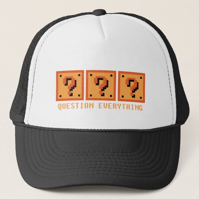 Question Everything Trucker Hat (Front)