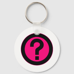 Question Mark Ask Query Symbol Punctuation Key Ring