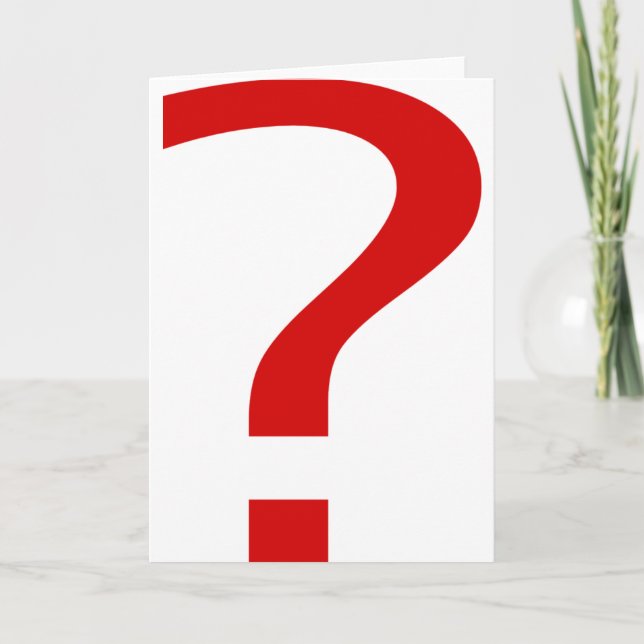 Question Mark Card (Front)