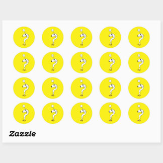 Question Mark Character Sticker