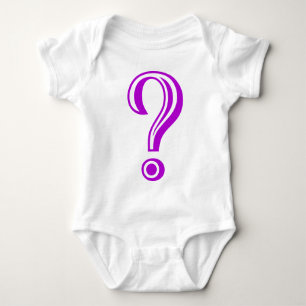 Question Mark Chiseled Baby Bodysuit