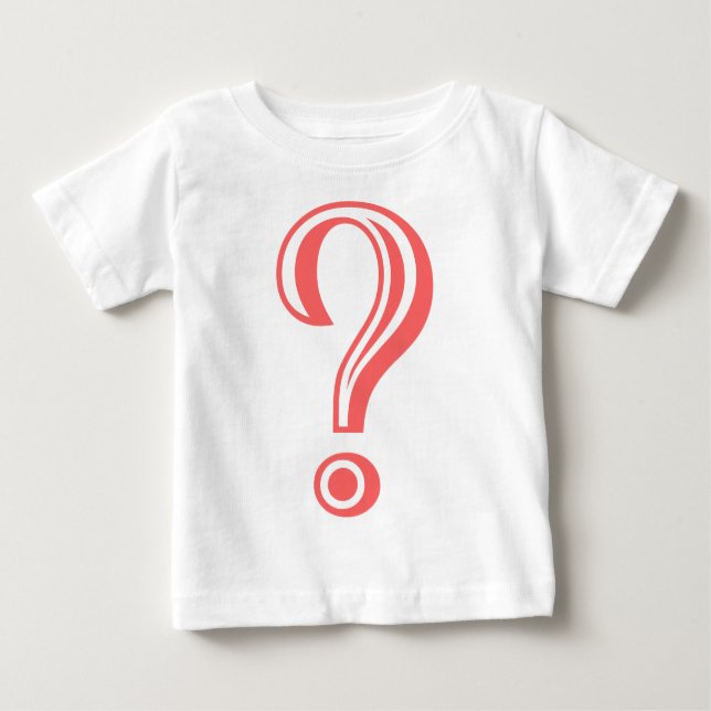 Question Mark Chiseled Baby T-Shirt (Front)