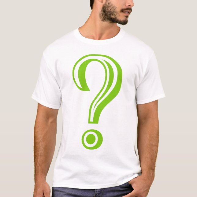 Question Mark Chiseled T-Shirt (Front)
