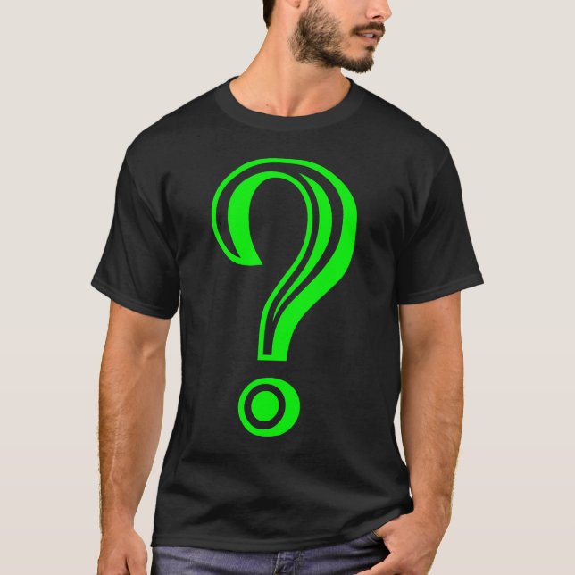 Question Mark Chiseled T-Shirt (Front)