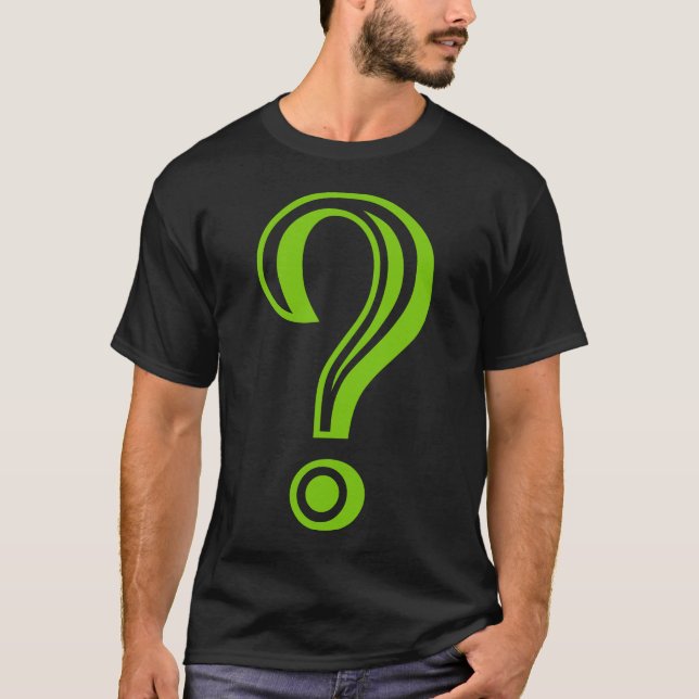 Question Mark Chiseled T-Shirt (Front)