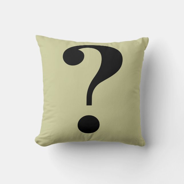 Question Mark Cushion (Front)
