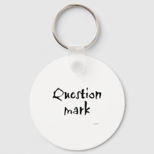 Question Mark Key Ring