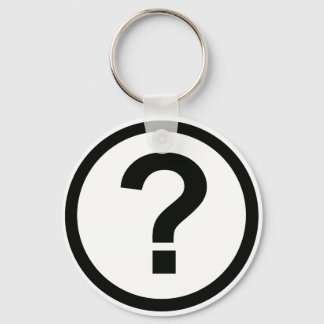 Question Mark Keychain