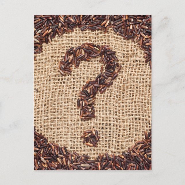 Question mark postcard (Front)