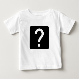 Question Mark Square Panel Baby T-Shirt