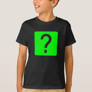 Question Mark Square Panel T-Shirt