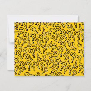 Question Marks Invitation