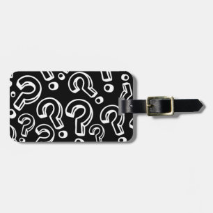 Question Marks Luggage Tag