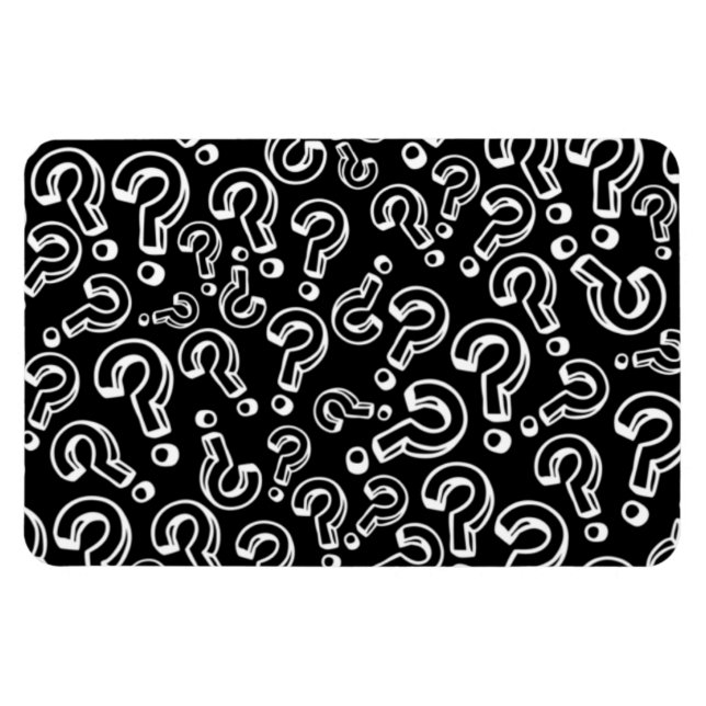 Question Marks Magnet (Horizontal)