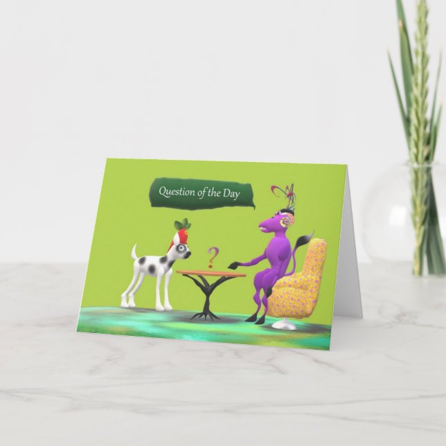 Question of the Day Card (Front)