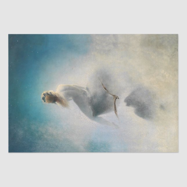 Question to the Stars (1901) by Karl Wilhelm  Tissue Paper (Front)