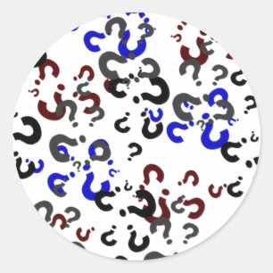 Questions Classic Round Sticker