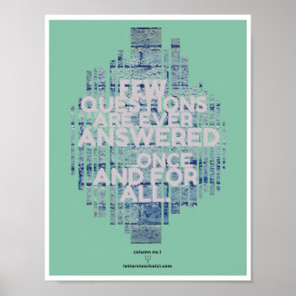 Questions Poster