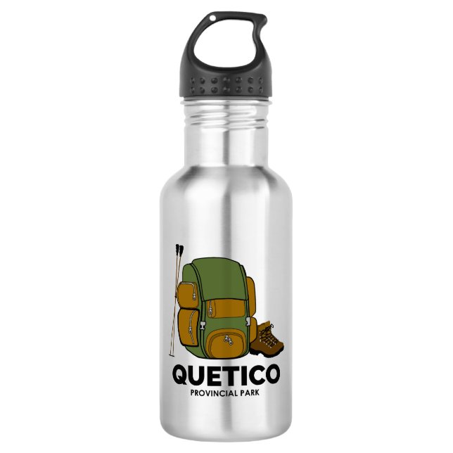 Quetico Provincial Park Backpack 532 Ml Water Bottle (Front)