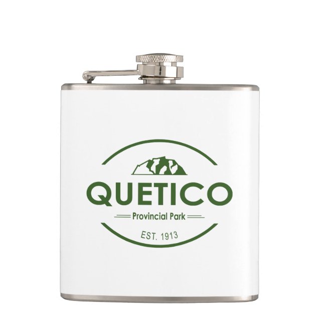 Quetico Provincial Park Hip Flask (Front)