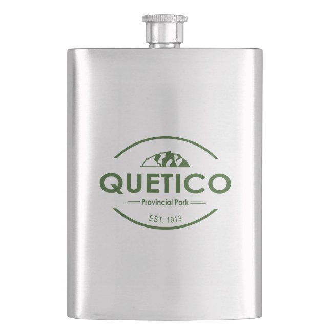 Quetico Provincial Park Hip Flask (Front)