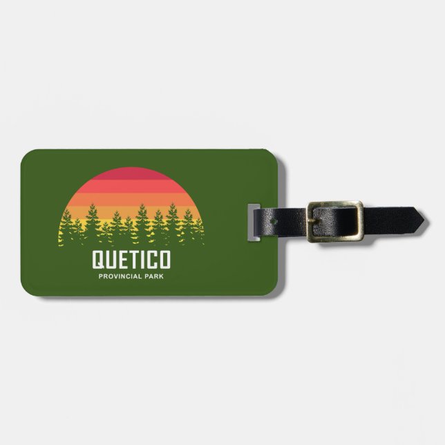 Quetico Provincial Park Luggage Tag (Front Horizontal)