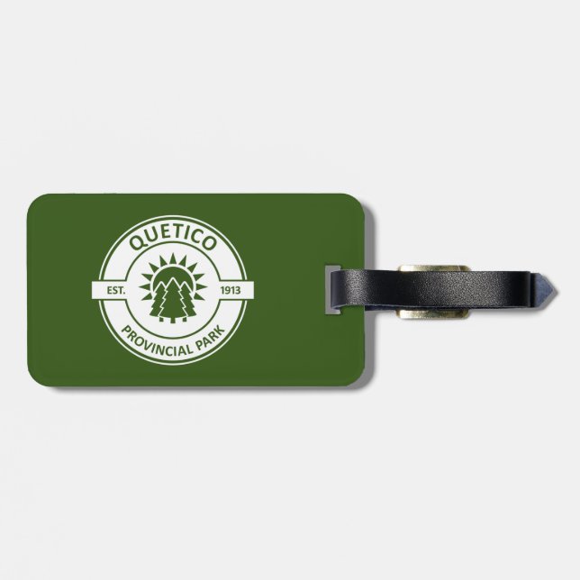 Quetico Provincial Park Luggage Tag (Back Horizontal)