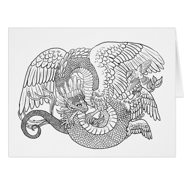 Quetzacoatl Colour your Own (Front Horizontal)