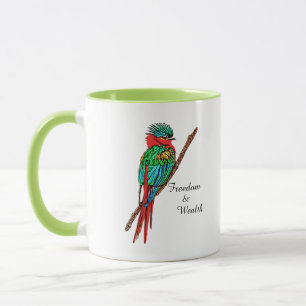 Quetzal Bird Freedom and Wealth Mug