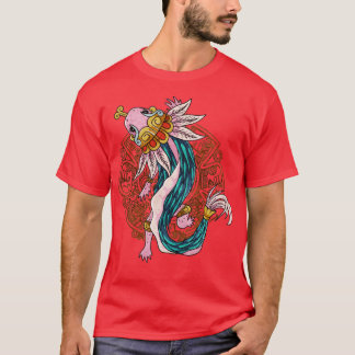Quetzalcoatl Axolotl Ancient Aztec Serpent Mayan I T-Shirt