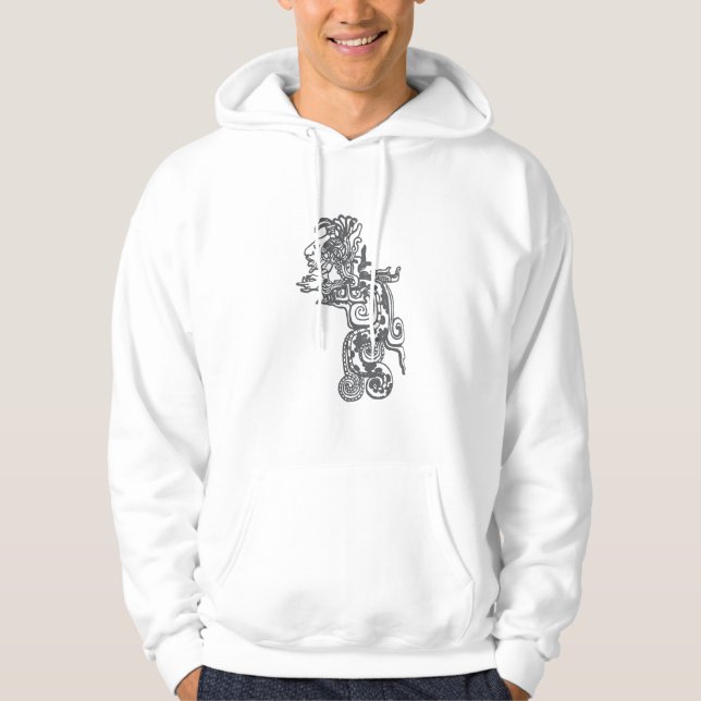 Quetzalcoatl Aztec Art Hoodie (Front)