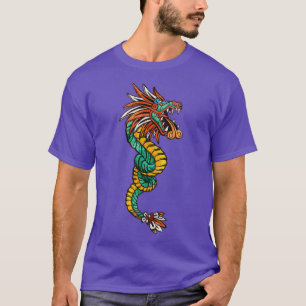 Quetzalcoatl Aztec Mayan Feathered Serpent Toltec T-Shirt