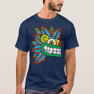 Quetzalcoatl Aztec Mayan Feathered Serpent Toltec T-Shirt