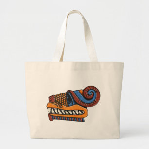Quetzalcoatl Large Tote Bag