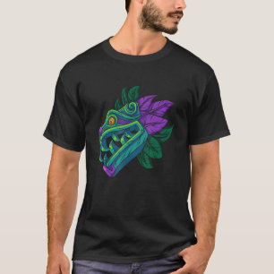 Quetzalcoatl Mayan God Aztec Dragon Serpent Mexico T-Shirt